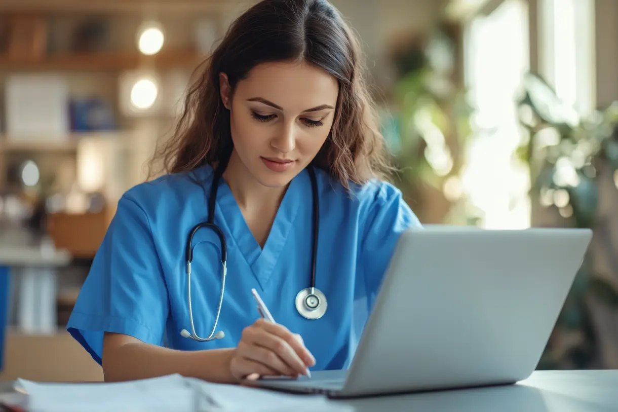 focused-young-nurse-studying-radha-patel-np-reviews