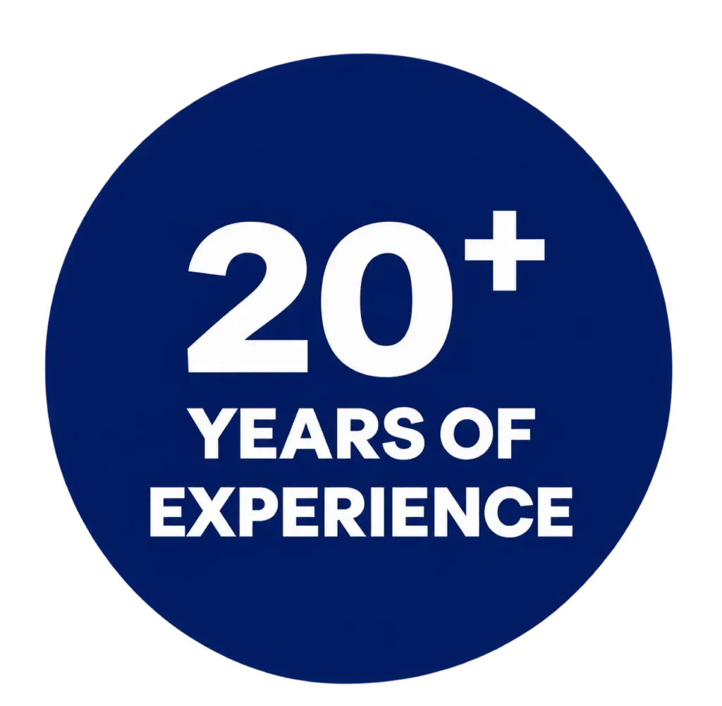 twenty-years-experience-badge